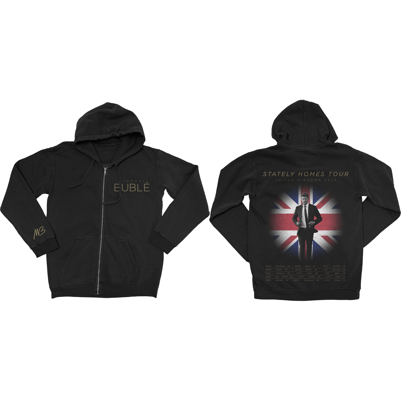 Stately Homes Union Jack Tour Zip Hoodie
